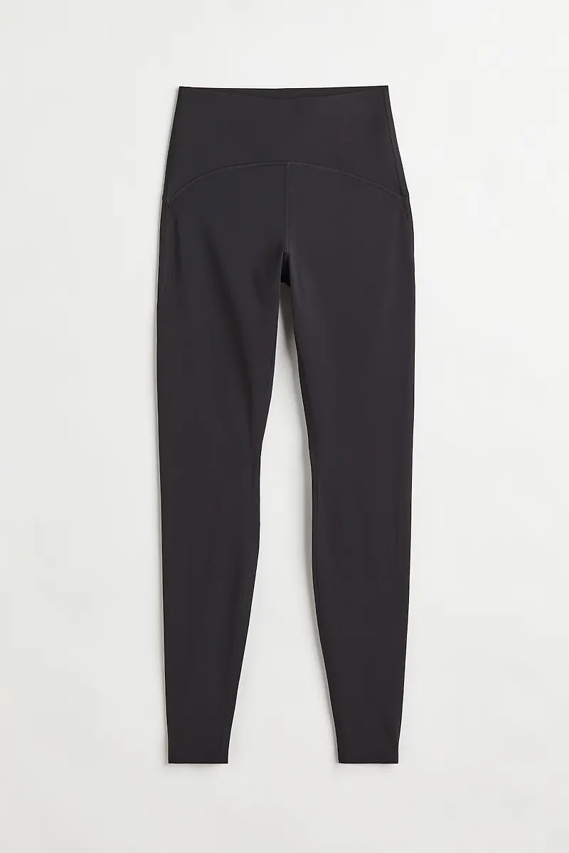 H&M Shapingtights High Waist Svart, Träningstights i storlek XS