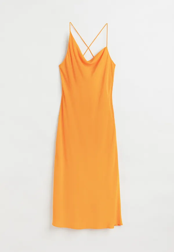 H&M Slipklänning Mörkgul, Vardagsklänningar i storlek XXL