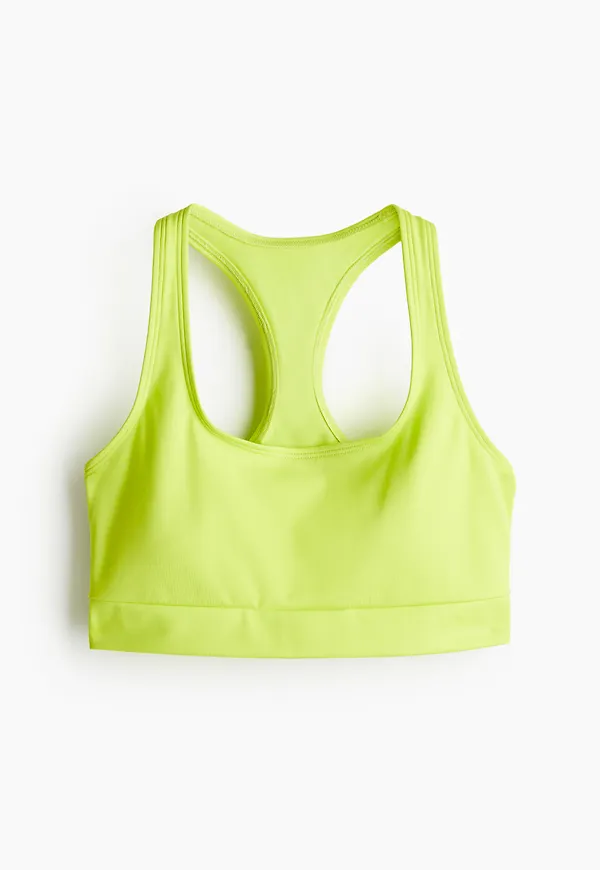 H&M Sportbikinitopp Neongrön, Bikinitoppar i storlek XS