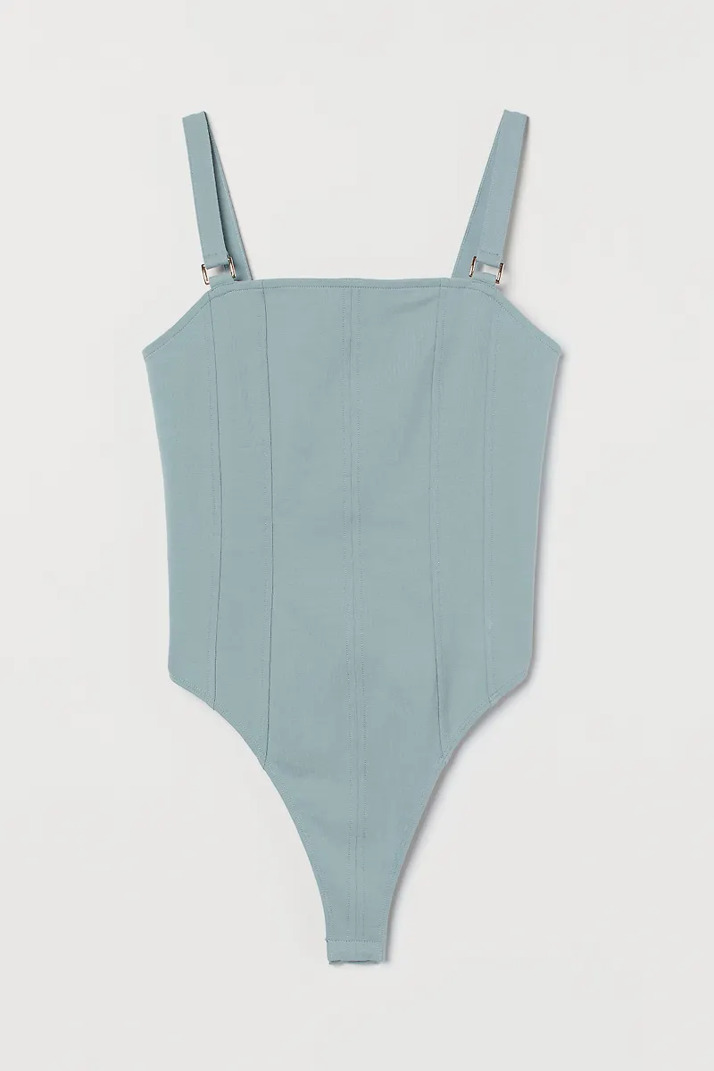 H&M Stringbody Turkos, Bodies i storlek M