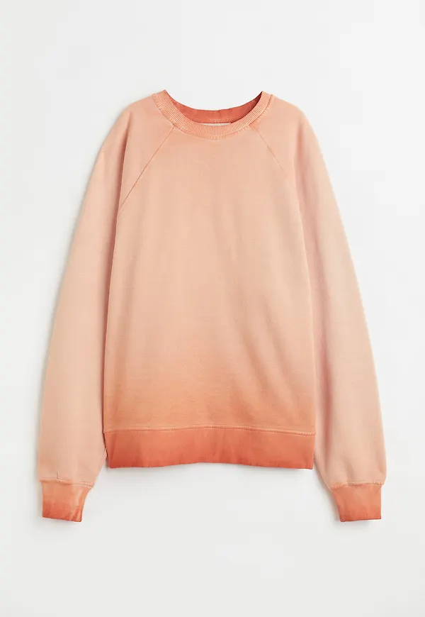 H&M Sweatshirt Aprikos/orange, Tröjor i storlek S