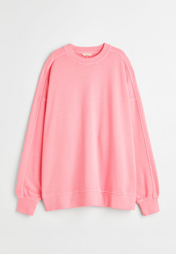 H&M Sweatshirt Ljusrosa, Tröjor i storlek XL