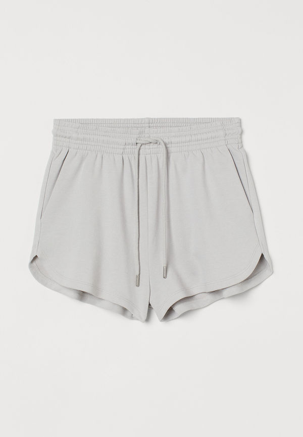 H&M Sweatshirtshorts Ljusgrå i storlek XL