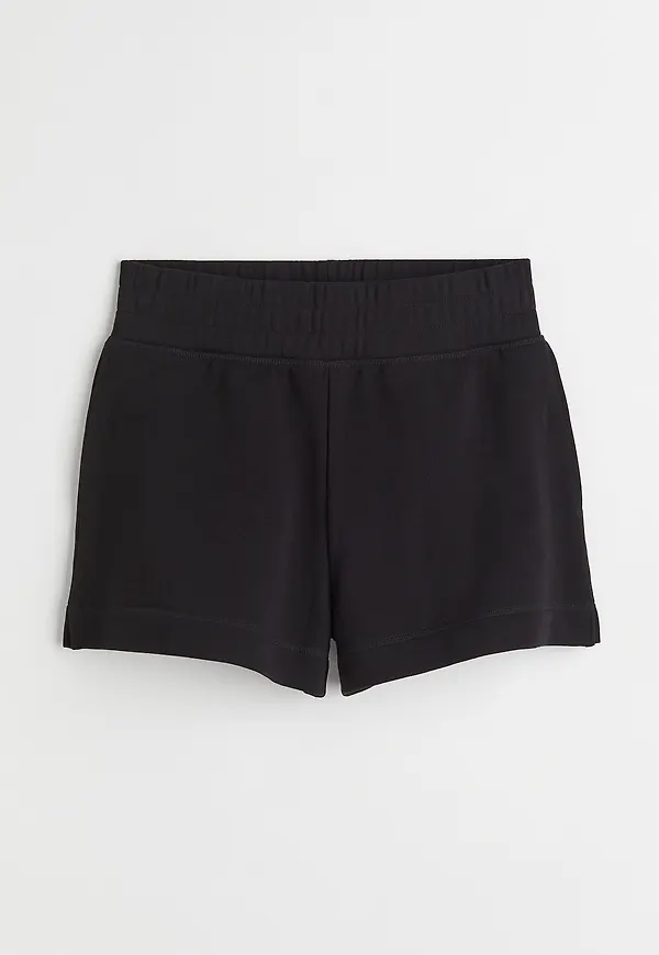 H&M Sweatshirtshorts Svart i storlek M