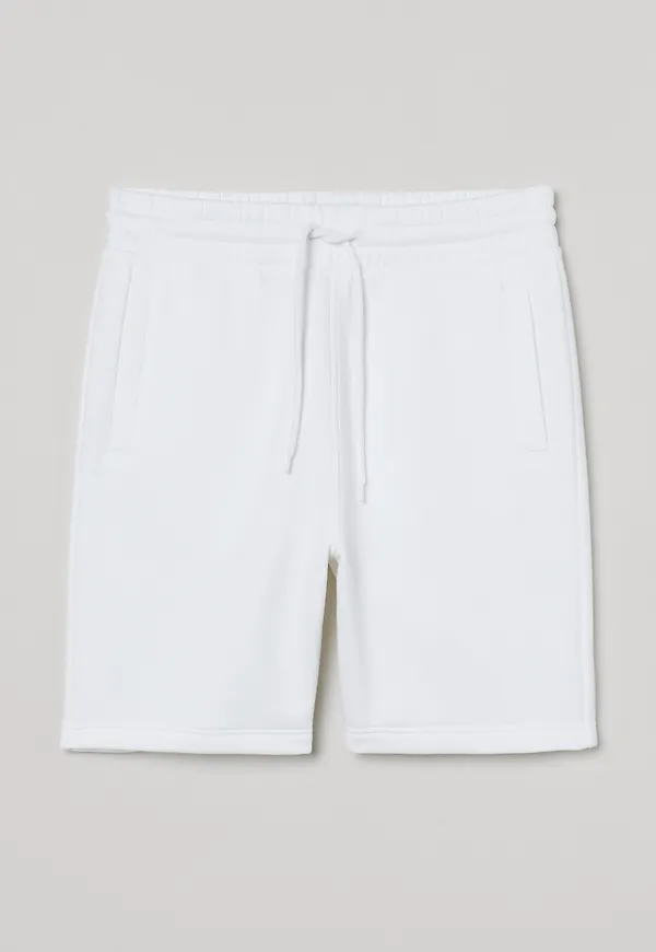 H&M Sweatshorts Regular Fit Vit i storlek XXL