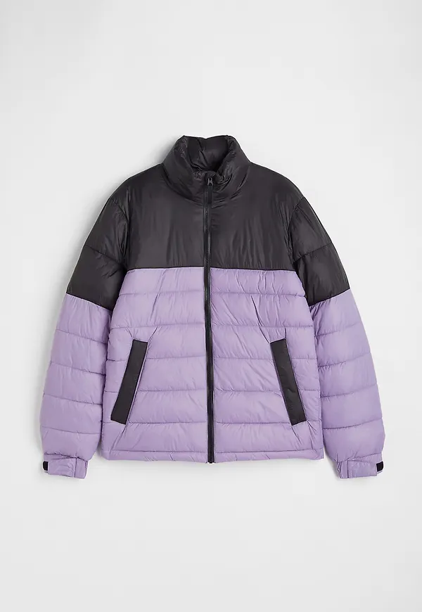 H&M Thermolite® Sportjacka Svart/ljuslila, Funktionsjackor i storlek L