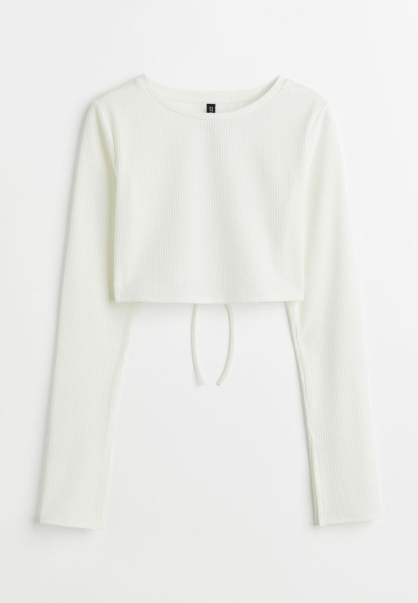 H&M Topp Med Öppen Rygg, Toppar i storlek L