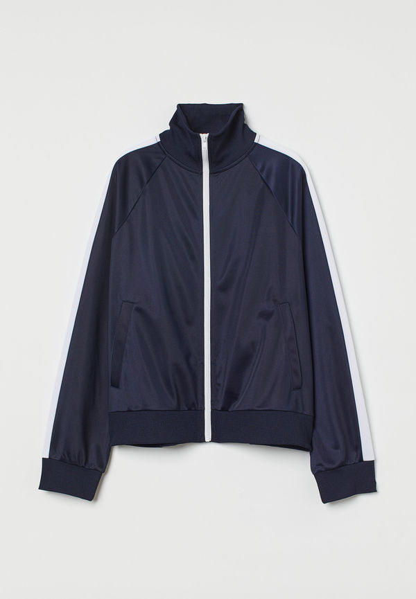 H&M Tracksuit-jacka Marinblå, Jackor i storlek S