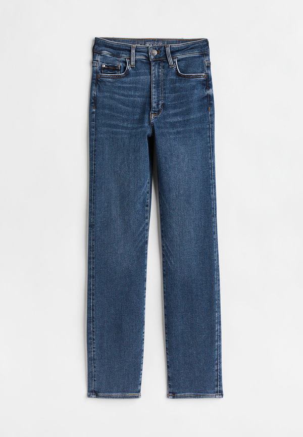 H&M True To You Slim High Jeans Denimblå, Skinny i storlek XXS