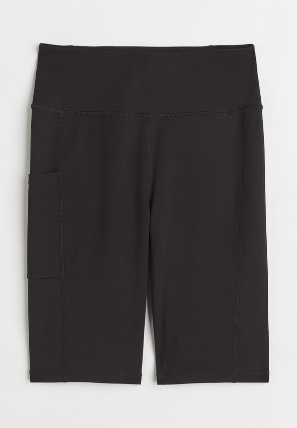 H&M Träningscykelbyxa Med Ficka Svart, Träningsshorts i storlek XS