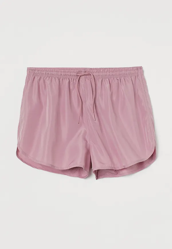 H&M Träningsshorts High Waist Rosa i storlek XL