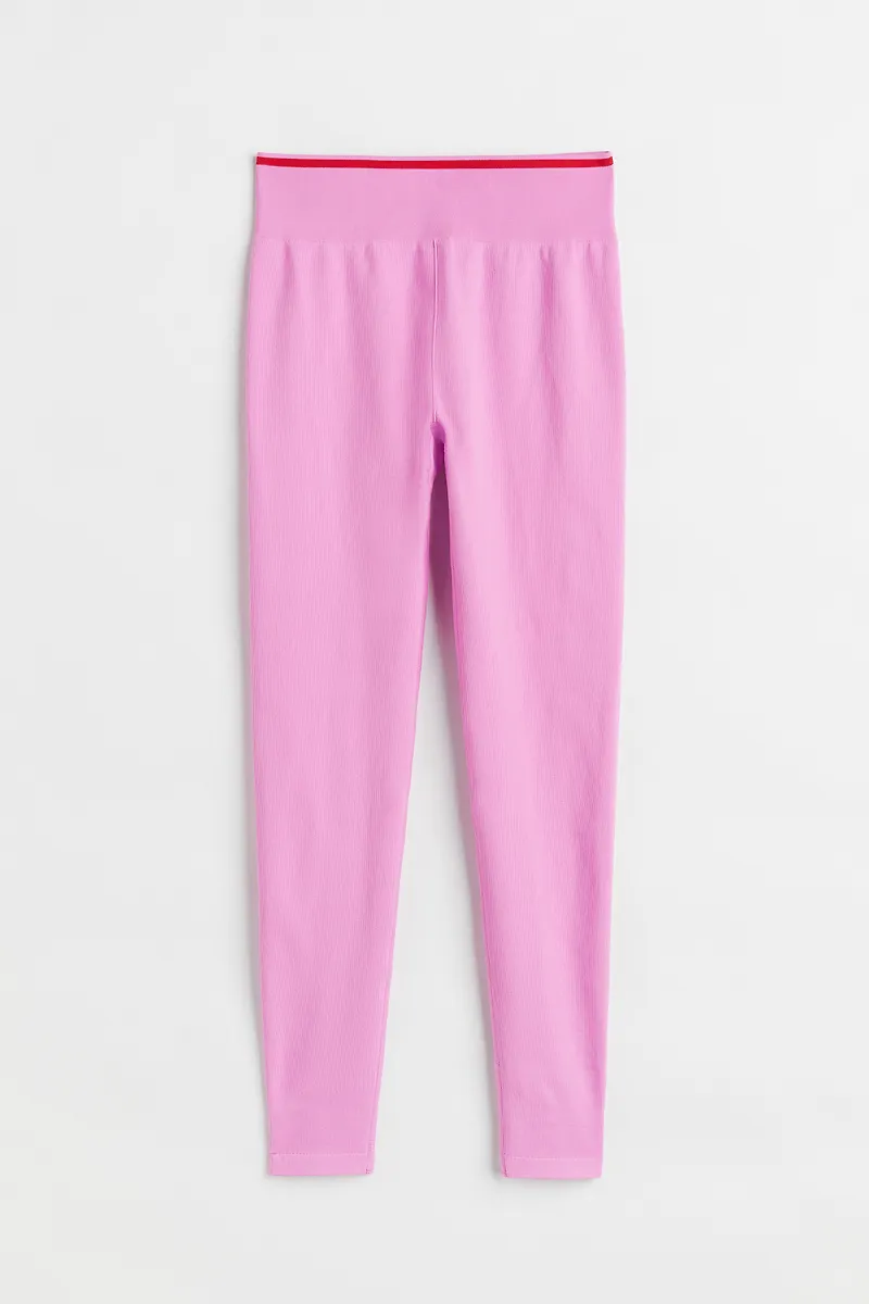 H&M Träningstights Seamless Rosa, Underställ Underdelar i storlek L