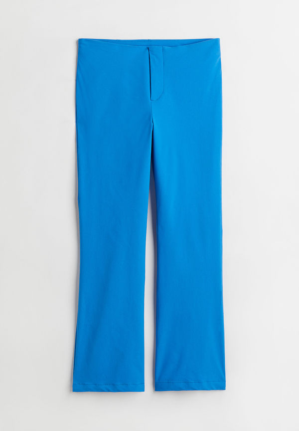 H&M Utsvängd Byxa Klarblå, Byxor i storlek XXS