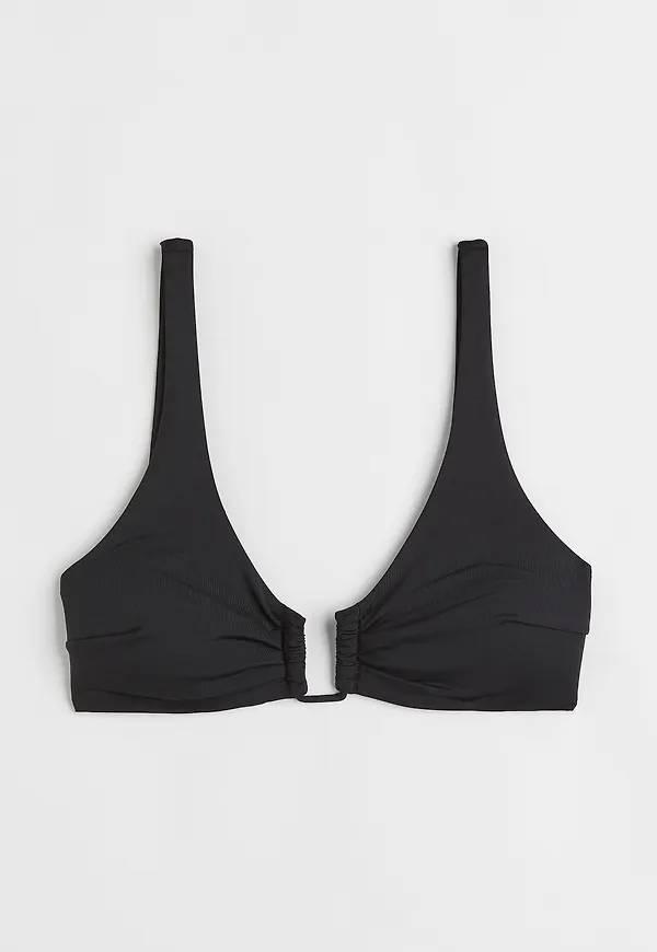 H&M Vadderad Bikini-bh Svart, Bikinitoppar i storlek 36