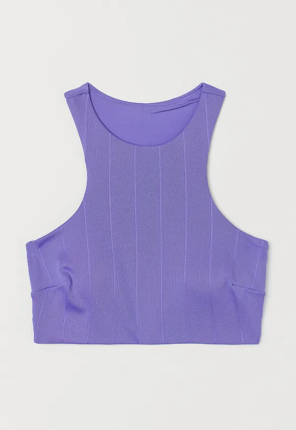H&M Vadderad Bikinitopp Lila, Bikinitoppar i storlek 44