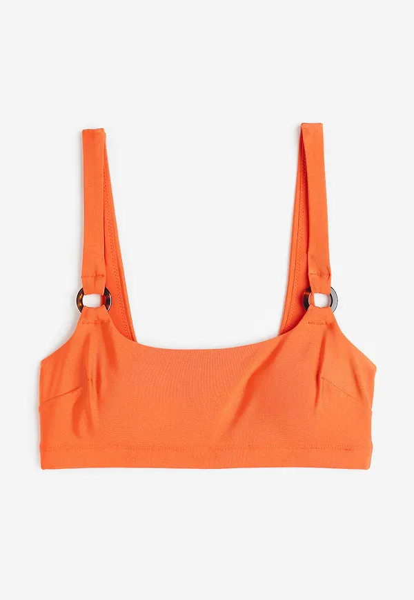 H&M Vadderad Bikinitopp Orange, Bikinitoppar i storlek 34
