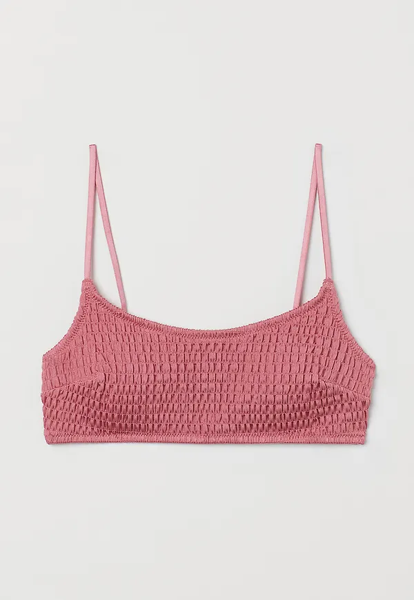 H&M Vadderad Bikinitopp Rosa, Bikinitoppar i storlek 34