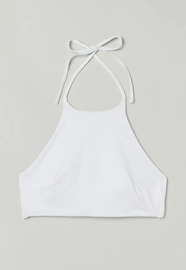 H&M Vadderad Bikinitopp Vit, Bikinitoppar i storlek 46