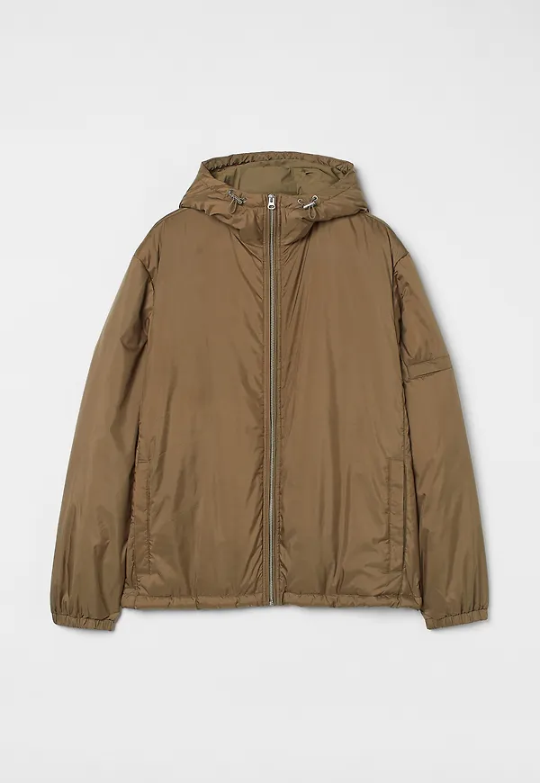 H&M Vadderad Vindjacka Khakibrun, Jackor i storlek XS