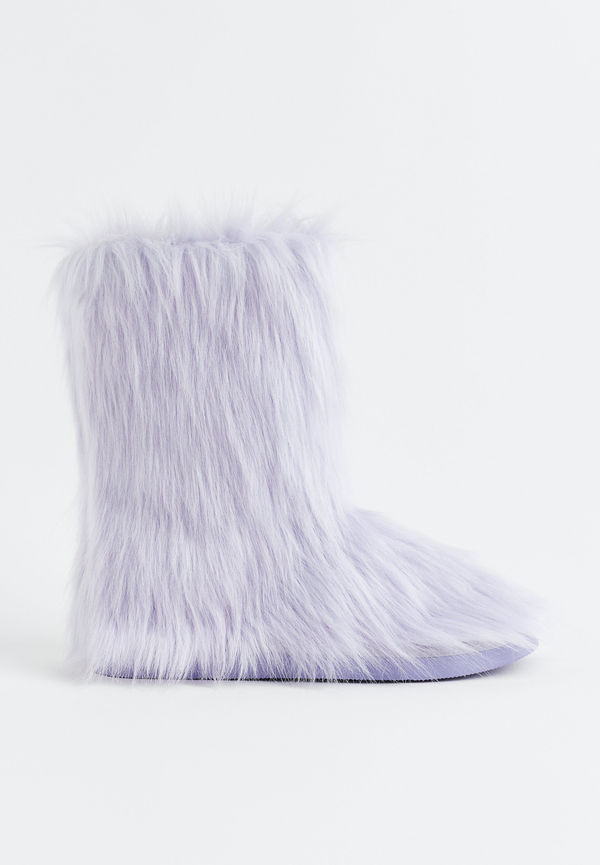 H&M Varmfodrade Kängor, Boots i storlek 41 och färg Lila