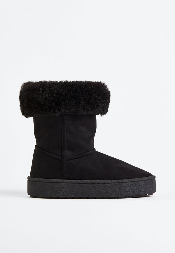 H&M Varmfodrade Kängor Svart, Boots i storlek 42