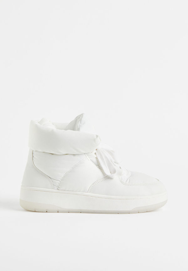 H&M Varmfodrade Sneakers Vit, Stövletter i storlek 41