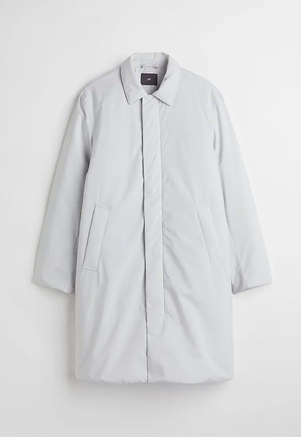 H&M Vattenavvisande Carcoat Ljusgrå, Kappor i storlek M