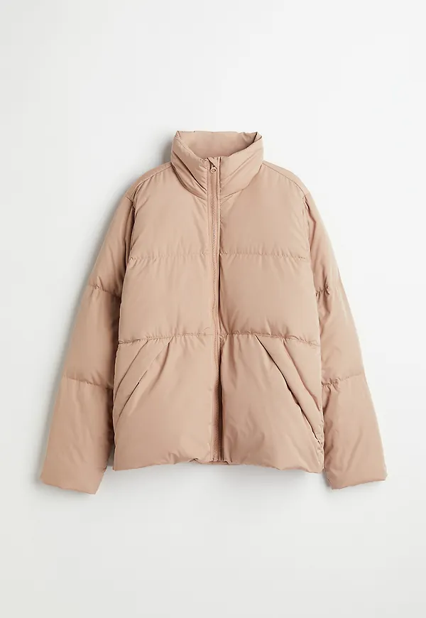 H&M Vattenavvisande Dunjacka Beige, Funktionsjackor i storlek S