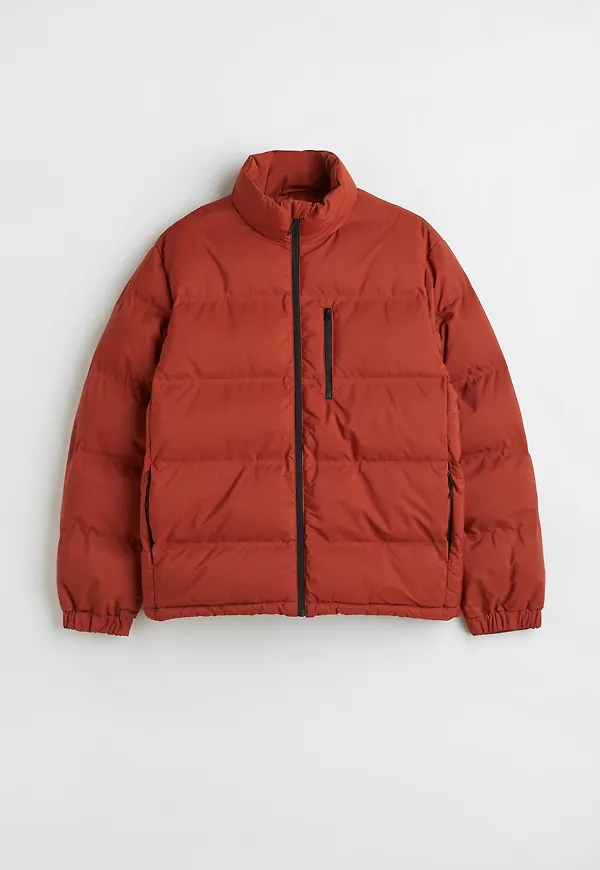 H&M Vattenavvisande Jacka Rostbrun, Jackor i storlek XL