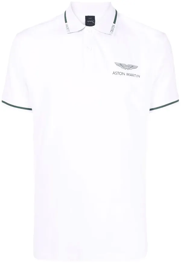Hackett Aston Martin Racing pikétröja - Vit
