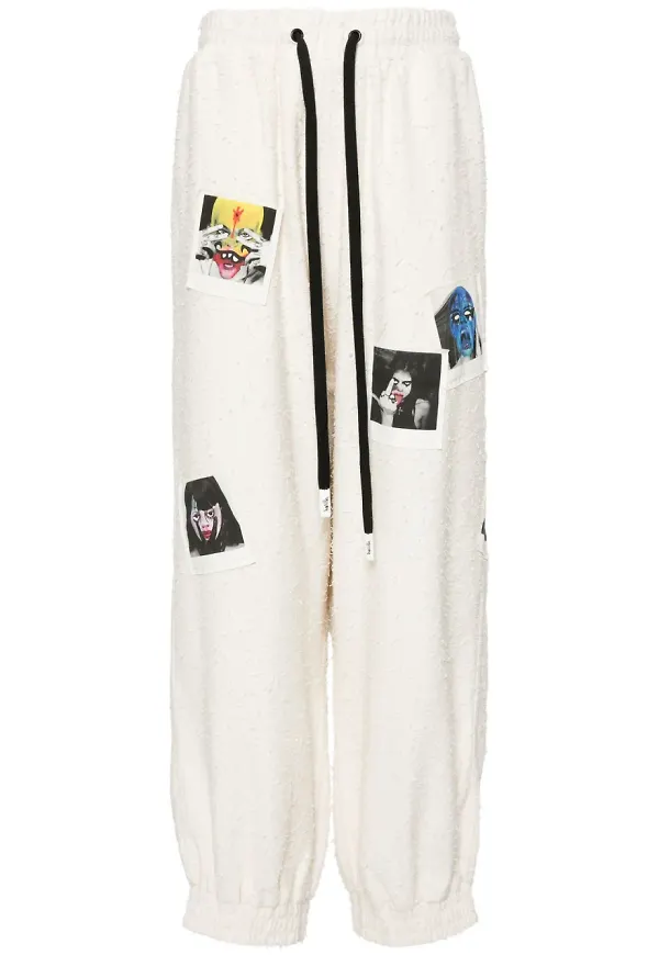 Haculla Polaroid Collection sweatpants - Vit