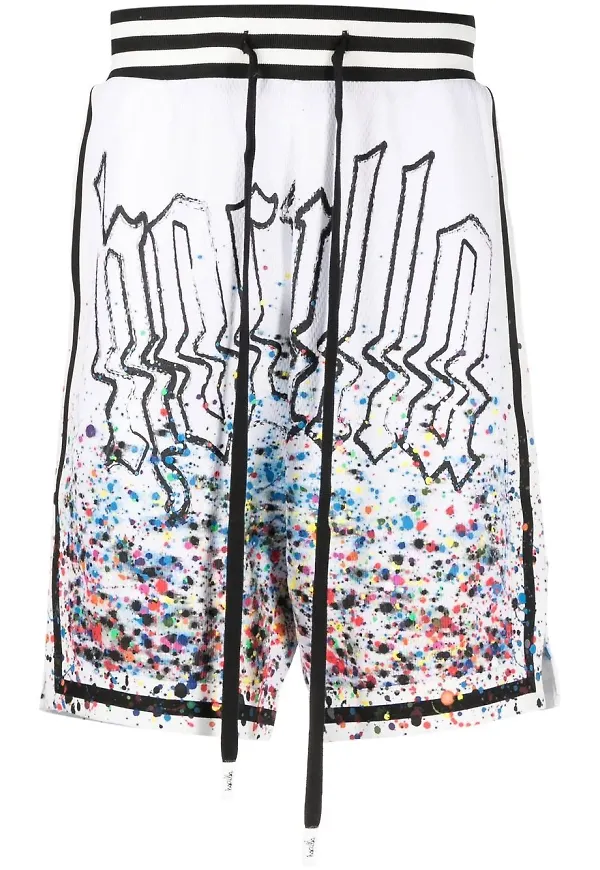 Haculla Smothered in Paint basketshorts - Vit