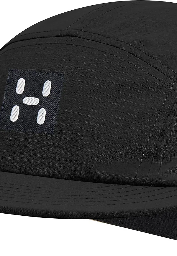 Haglöfs Brand Five Panel Cap True Black Solid
