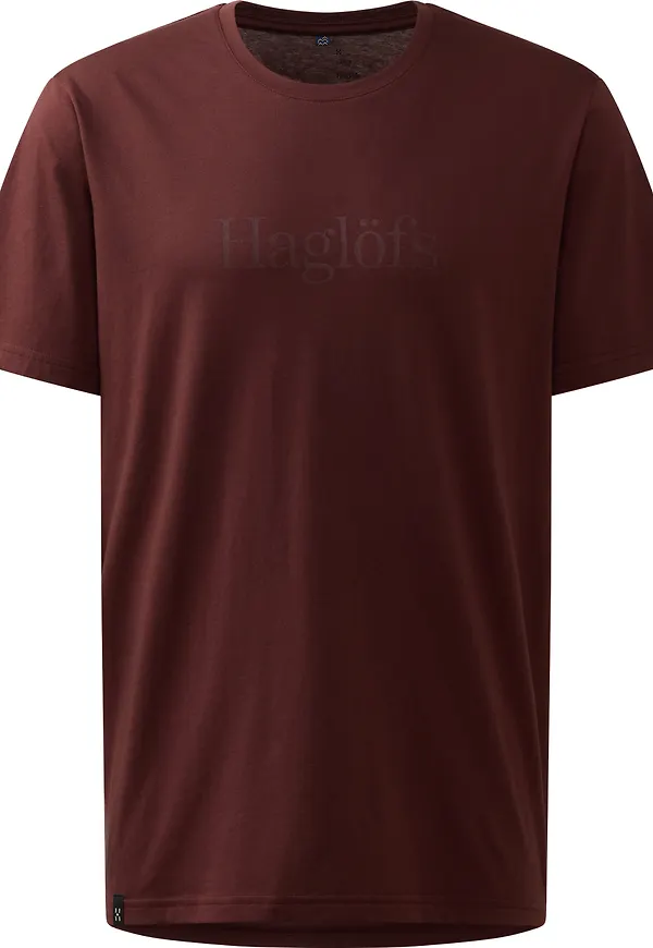 Haglöfs Men's Outsiders Tee Maroon Trail