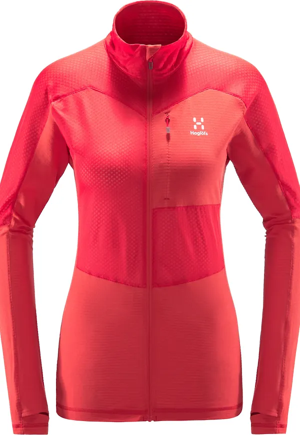 Haglöfs Sirro Mid Jacket Women Hibiscus Red