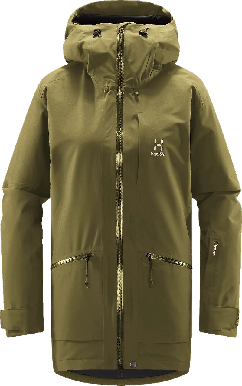 Haglöfs Women's Lumi Insulated Parka Olive Green