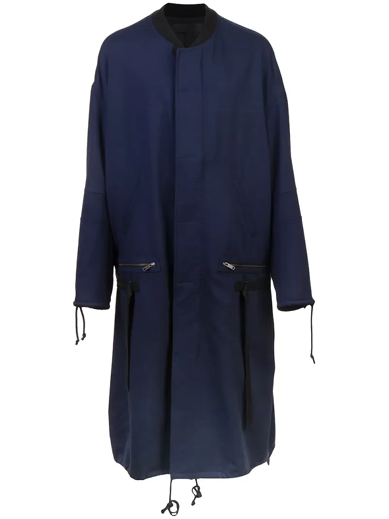 Haider Ackermann lång kappa - Svart