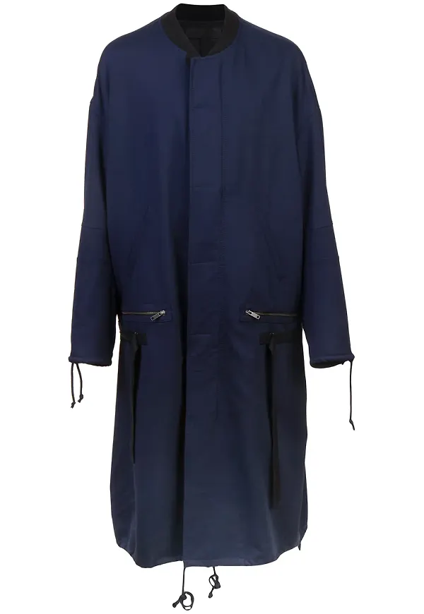 Haider Ackermann lång kappa - Svart
