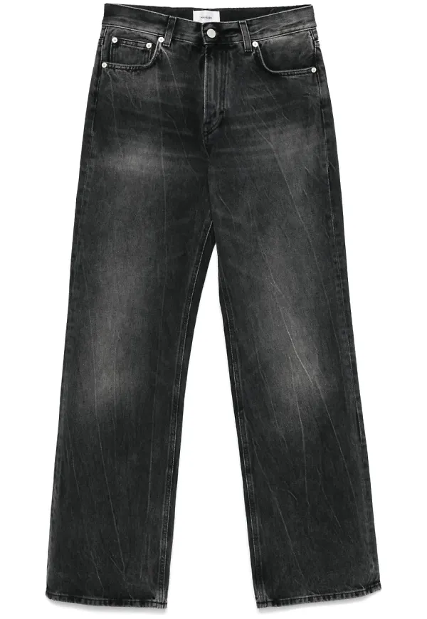 Haikure jeans med blekt effekt - Svart