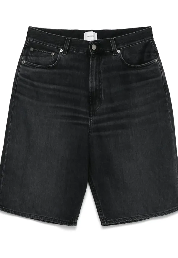 Haikure Jo jeansshorts - Svart