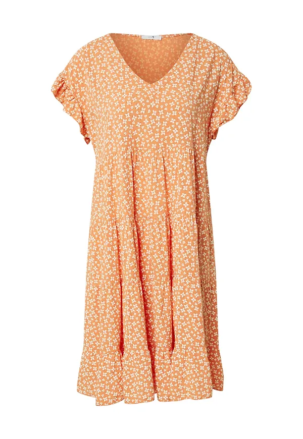 Hailys Sommarklänning 'Jolene' orange / vit