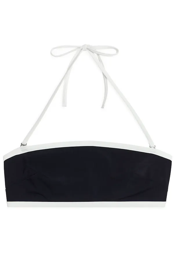 Halterneck Bikini Top - Black
