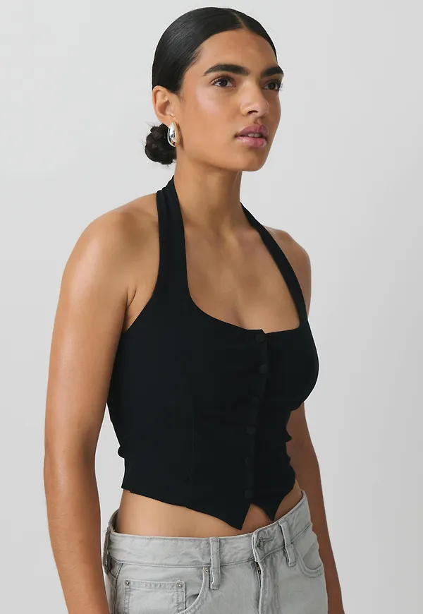 Halterneck vest