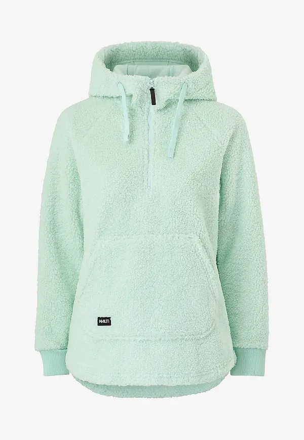 Halti - Huvtröja Lykky W Fleece Pullover - Grön