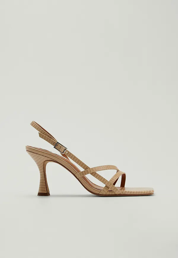 Handpicked x NA-KD Klackar - Beige