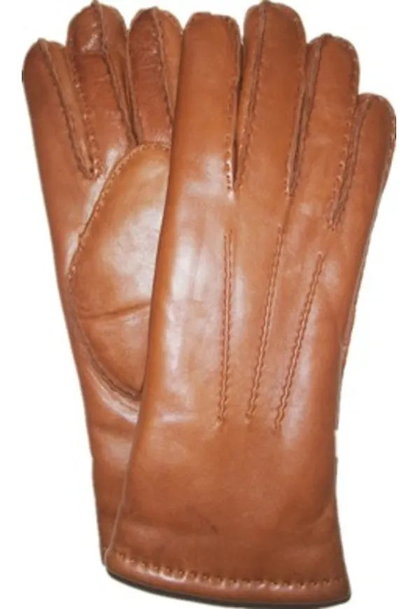 Handskbutiken Lammpälshandskar Handsydd Brun, Dam