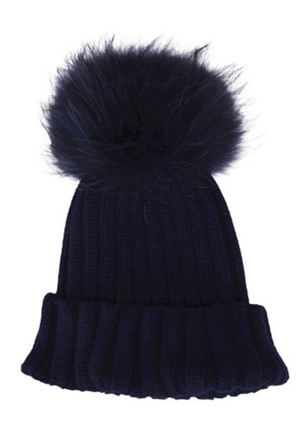 Handskbutiken Pom pom mummy Blå, Dam
