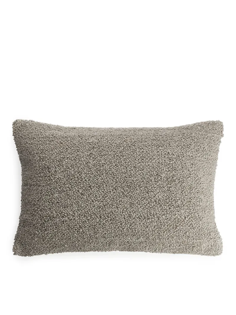 Handwoven Wool Cushion Cover - Beige