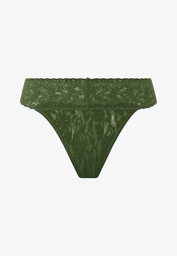 Hanky Panky - Stringtrosor Signature Lace Original Rise Thong - Grön