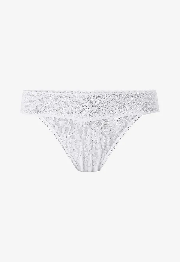 Hanky Panky - Stringtrosor Signature Lace Original Rise Thong - Vit